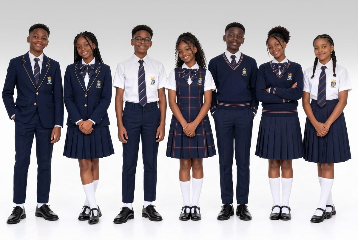 Mercy Learning Institute learners in school uniform